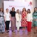 Luciliana Pérez, Hortensia Pérez, Lucy Doughty, Sharon Cabral, Anyarlene Bergés, Mari Pili Díaz y Francesca Ortiz