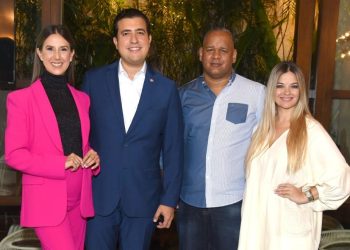 Katherine Hernández, Jorge Feliz Pacheco, Ruddy de los Santos y Catherine Lemoine.