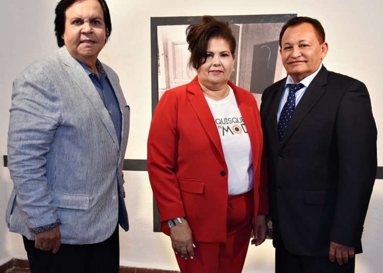 Leonel Lirio, Evangelina Fermín y Máximo Mejía.