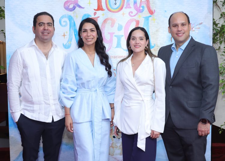Luis Saladín, Yiselis Portes, Indira Toribio, Víctor Peña