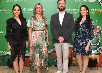 Seribell de los Santos, Helena Dionisio, Dominic Boon y Dashiel Duran