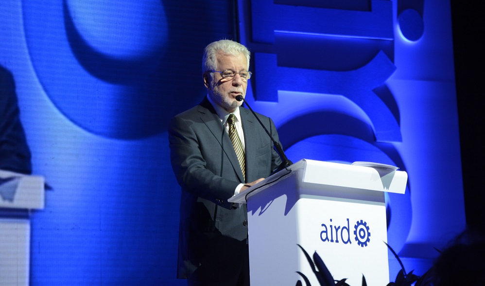Franklin Báez Brugal, orador invitado al Almuerzo Anual de la Asociación de Industrias./Lésther Álvarez
