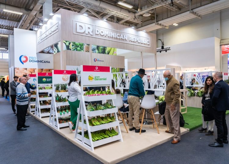 Stand de República Dominicana en Fruit Logística 2022.