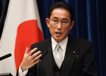 El primer ministro de Japón, Fumio Kishida, durante una rueda de prensa. | Toru Hanai, Getty Images.