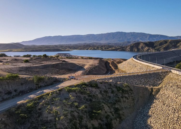 Embalse de la presa Monte Grande, en Barahona, República Dominicana. - Fuente externa.