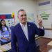 Luis Abinader, presidente dominicano, tras votar en las municipales 2024. - Fuente externa.