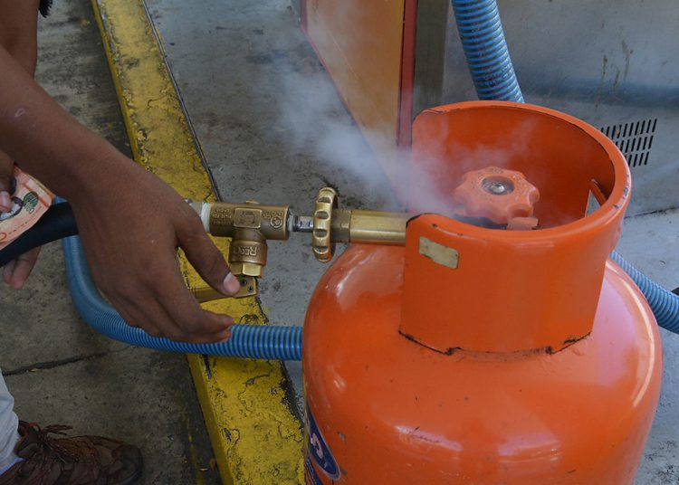 Gas licuado de petróleo (GLP).