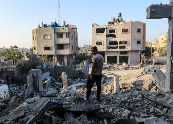 Los desplazados internos en Gaza son casi 1.9 millones, en torno al 80% de su población. - Fuente externa.