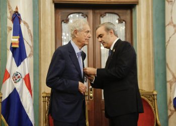 Gabriel Escarrer Juliá y Luis Abinader.