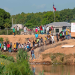 Canal que se construye en Haití para desviar aguas del río Masacre. - Fuente externa.