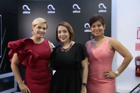 giselle concha, natividad ramos y suzette rosario.