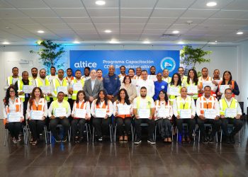 Los brigadistas graduados son colaboradores voluntarios que forman parte de la brigada de emergencias de Altice Dominicana.