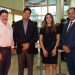 Harold Abbott, Rafael Izquierdo,  Claudia Finke y Oliver Hernández.