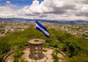 Bandera hondureña. - Fuente externa.