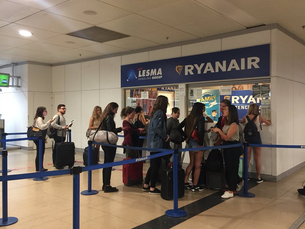 huelga de los tripulantes de cabina de ryanair