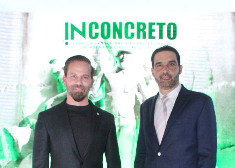 Hugo Pérez Grup Terrestra y el ingreniero José Aybar, presidente de Constructora Aybar.