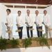 El presidente Luis Abinader encabezó el primer palazo para la construcción del complejo turístico de lujo Secrets Tide Punta Cana & Resort Spa. | Fuente externa.