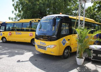 Autobuses del TRAE. - Fuente externa.