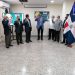 Acto de juramentación en el que Miguel Peña y otros incumbentes tomaron posesión de sus funciones en las instituciones públicas destinadas a promover el sector minero.