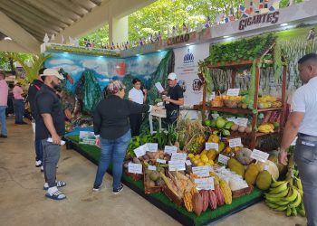 Stand de la provincia Duarte en la Feria Agropecuaria del Norte (Agropenor). | Irmgard De La Cruz.