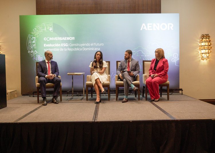 Panel "Perspectivas integrales de la sostenibilidad empresarial dominicana: reputación, tecnología y buenas prácticas". - Fuente externa.