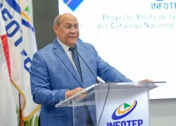 El director general del Infotep, Rafael Santos Badía.- Fuente externa.
