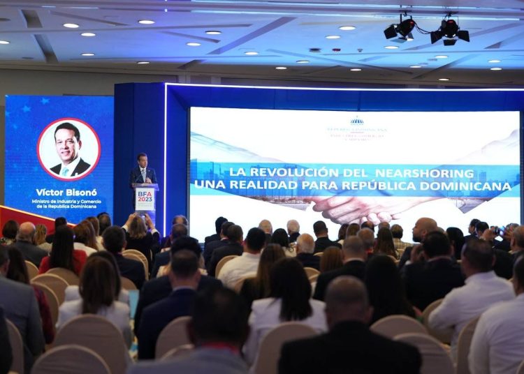 Víctor Bisonó, ministro de Industria y Comercio de la República Dominicana. | Fuente externa.