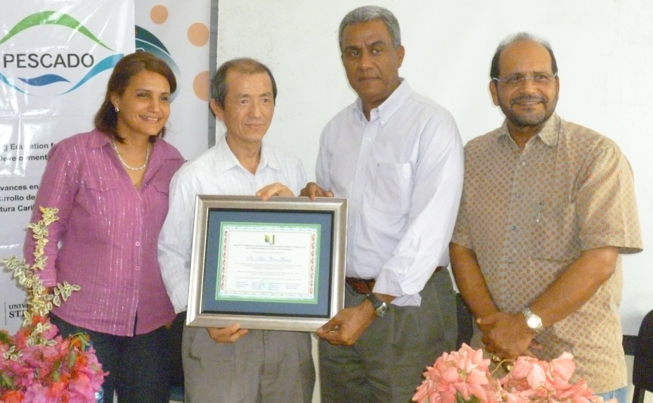 El técnico taiwanés agradeció el gesto del Idiaf y aseguró éxito al país.