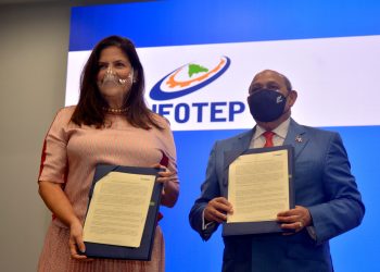 Infotep y Cenapec firma acuerdo interinstitucional | Lésther Álvarez
