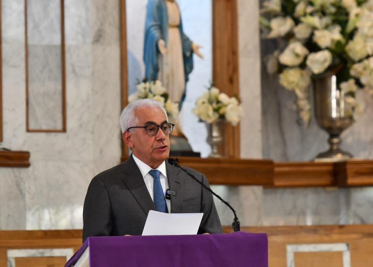 Martín Robles Morillo, durante misa por los 16 años de la ETED. Fuente externa.