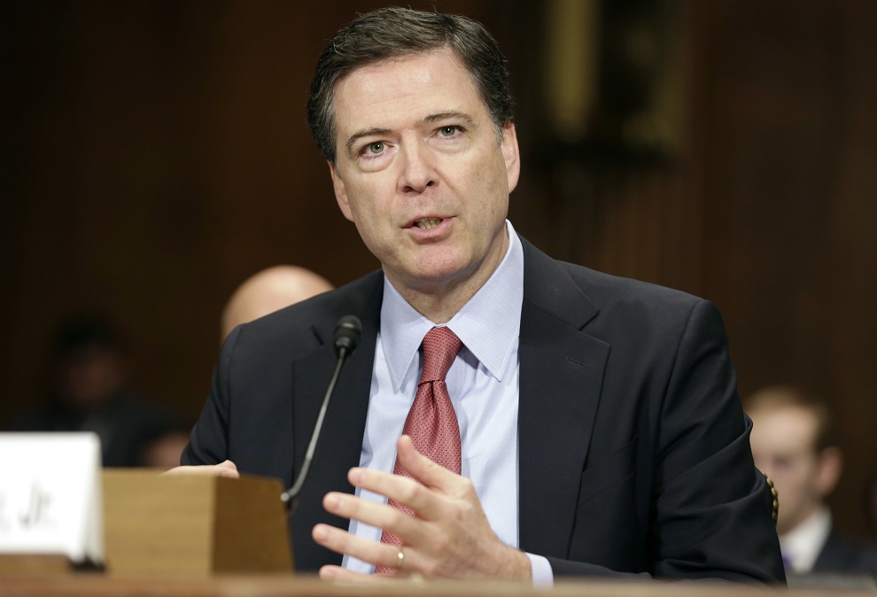 fbi director comey testifies at a senate judiciary committee hearing on capitol hill in washington