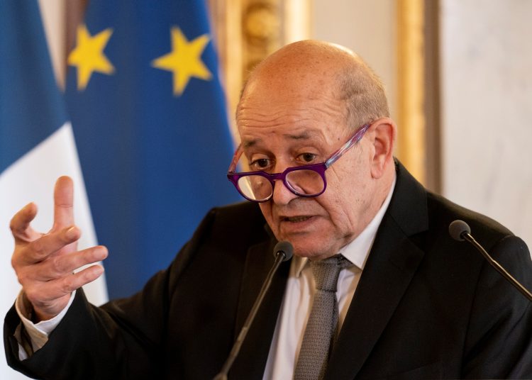 El ministro de Asuntos Exteriores francés, Jean-Yves Le Drian. |  Andrew Harnik, Pool vía Reuters.