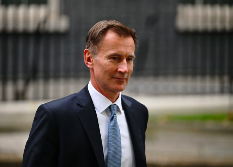 Jeremy Hunt, ministro de Finanzas de Reino Unido. | Leon Neal, Getty Images.