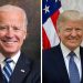 Los candidatos a la presidencia de EEUU, Joe Biden y Donald Trump.
