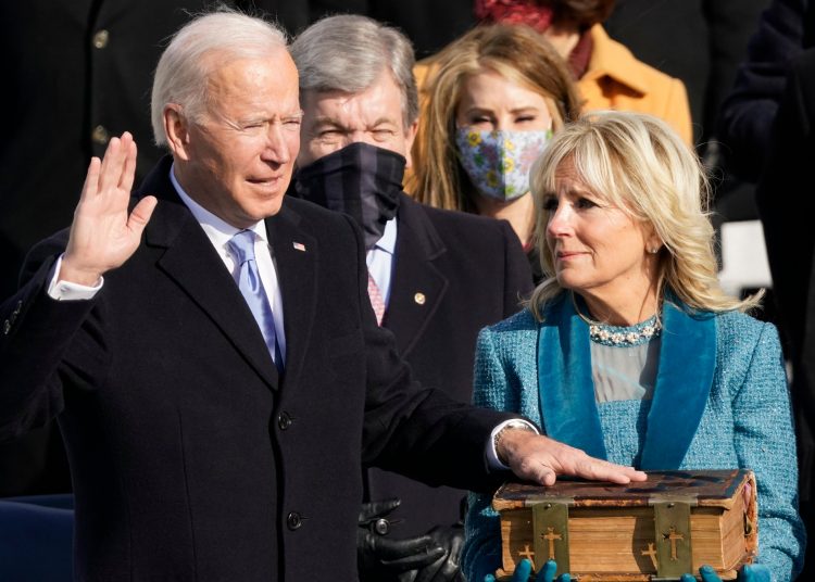 Juramentación de Joe Biden como presidente no. 46 de Estados Unidos. | Fuente externa.