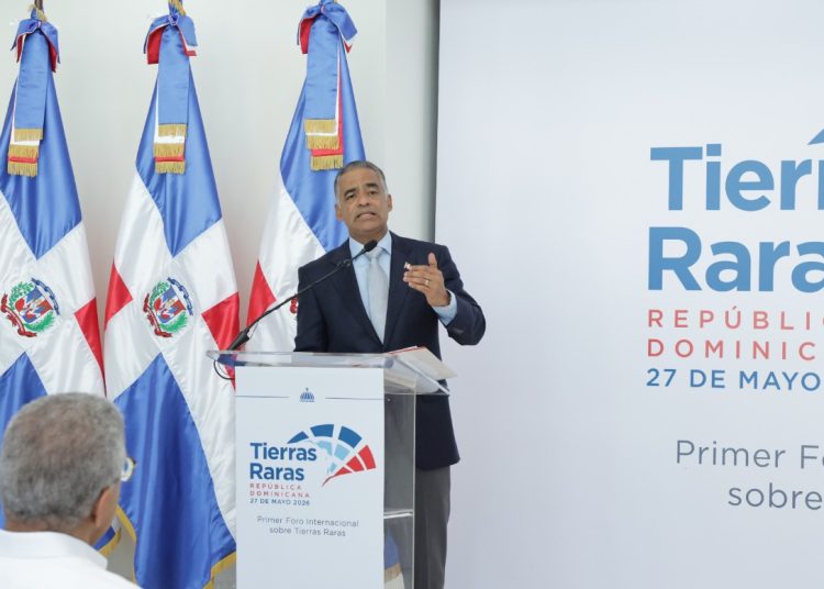 Joel Santos detalla que el foro servirá para mostrar avances que ha tenido el país en el proceso de exploración de tierras raras.