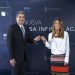 José Luis Ventura, vicepresidente de ACAP, y Sofía Antor, gerente general de Visa República Dominicana.