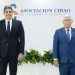 José Luis Ventura, vicepresidente ejecutivo y Rafael Genao, presidente de la junta de directores de ACAP. 
| Fuente externa.