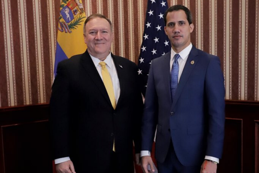 juan guaidó y pompeo