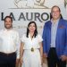 Juan Mustafá, Biviana Riveiro y Guillermo León. | Fuente externa.