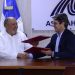 Julio Sánchez Maríñez, rector del Intec y Rafael Blanco Tejera, presidente de Asonahores.