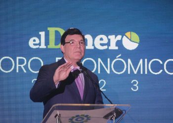 El presidente de la AIRD durante su participación en el III Foro Económico elDinero 2023.