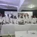 El alcalde Junior Santos junto al Concejo de Regidores durante el acto de rendición de cuentas este 24 de abril de 2025