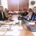 Junta directiva y el jurado del Galardón en la primera reunión.