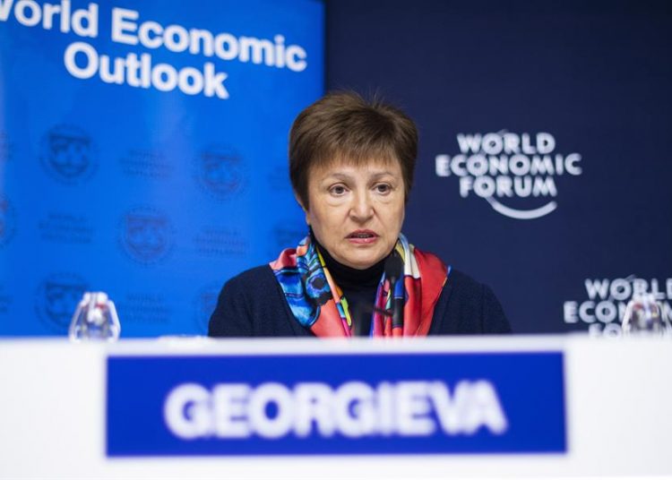La directora gerente del Fondo Monetario Internacional (FMI), la búlgara Kristalina Georgieva. | Gian Ehrenzeller, EFE.