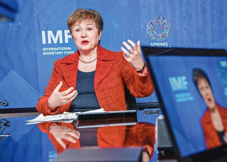 Kristalina Georgieva, directora del FMI - Fuente externa.