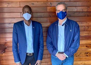 Jovenel Moïse y Luis Abinader.