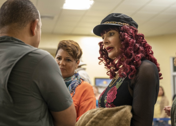 Lumy Lizardo protagoniza a Fefita La Grande en el largometraje. - Fuente externa.