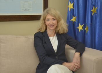 La embajadora de la UE en el país, Katja Afheldt. | Lésther Álvarez.