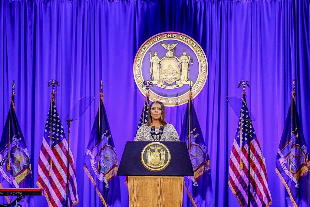 la fiscal general de nueva york, letitia james